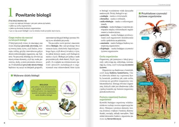 Quizy z biologii klasa 5 dział 2 - Sprawdź swoją wiedzę