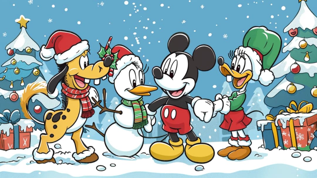 Obrazki do druku: Bałwan, koń, Myszka Miki i inne popularne motywy dla dzieci