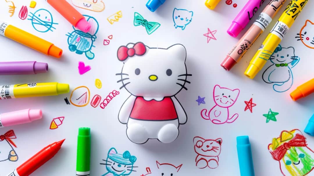 Hello Kitty: Kolorowanka do wydruku za darmo dla małych miłośniczek