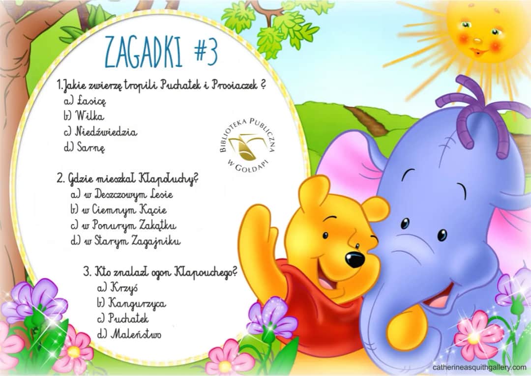 Zagadki o Kubusiu Puchatku, które rozwiną kreatywność Twojego dziecka