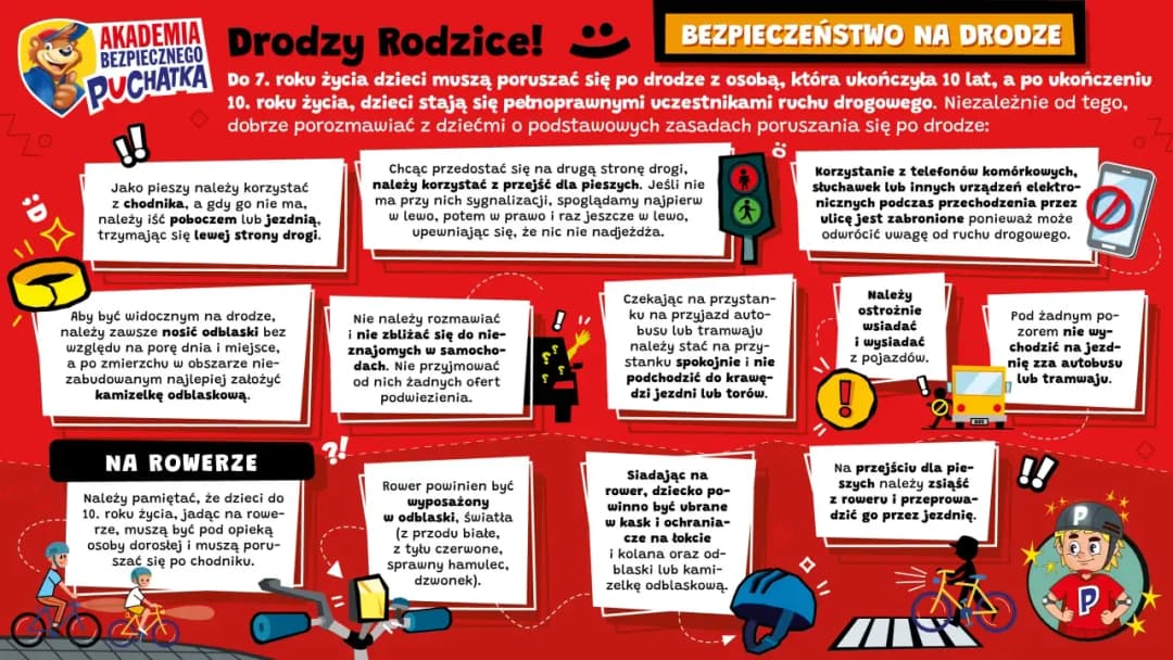 Zagadki o ruchu drogowym, które uczą dzieci zasad bezpieczeństwa