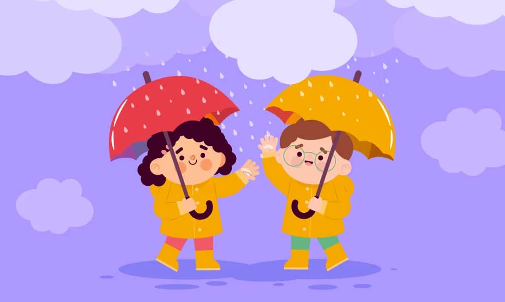 Zagadki o deszczu, które rozwiną kreatywność dzieci i zapewnią świetną zabawę