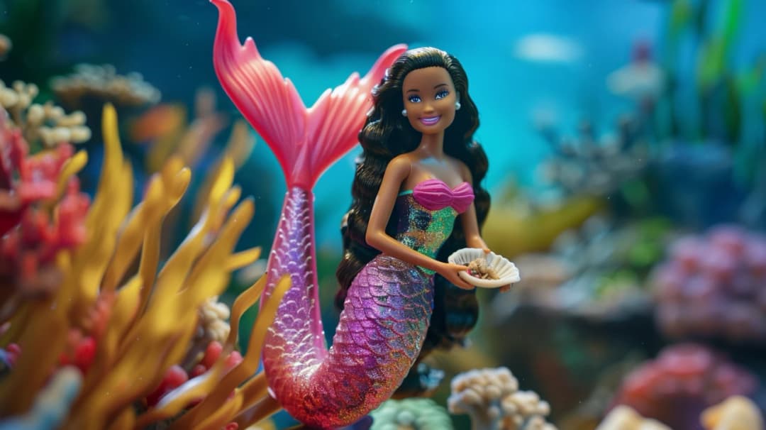 Kolorowanka z syrenką Barbie: Wydrukuj i pokoloruj słynną lalkę Mattel