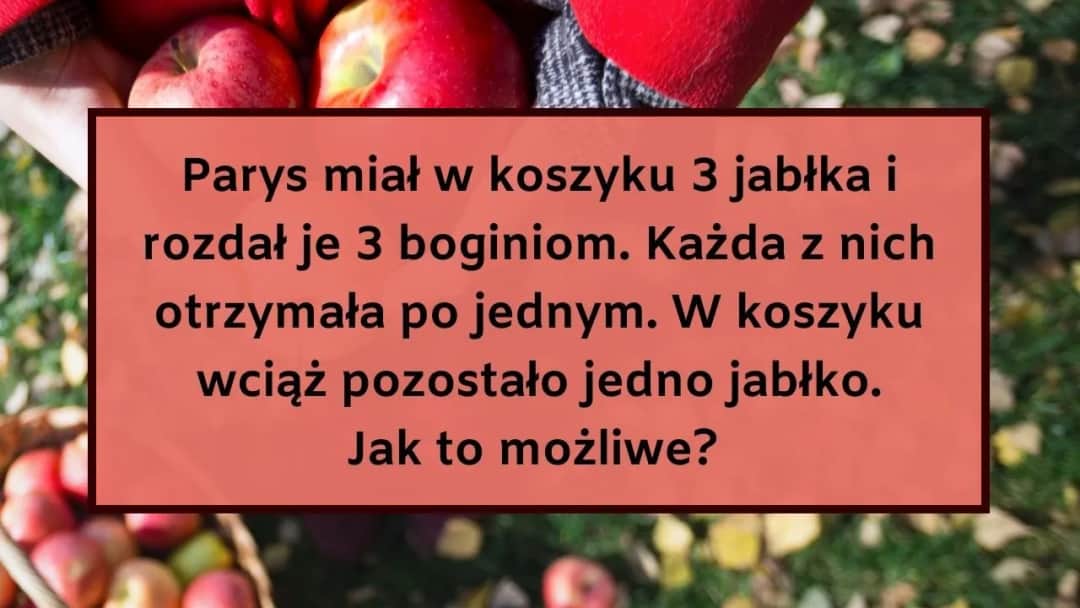 Najlepsze zagadki o jabłku dla dzieci - rozwijające edukacyjne łamigłówki
